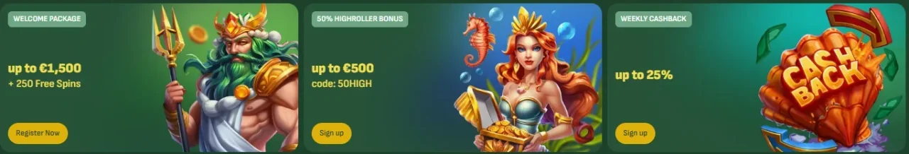 Welcome bonus package with gift box and coins